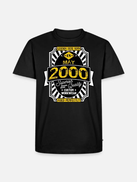 2000 MAY - T-shirt Premium bio Homme - noir