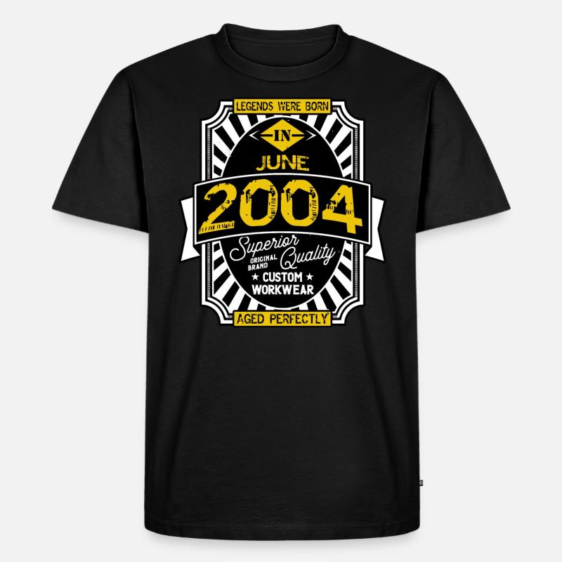 JUNI 2004 - Männer Premium Bio T-Shirt - Schwarz