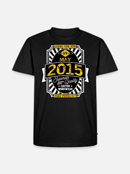2015 MAY - T-shirt Premium bio Homme - noir
