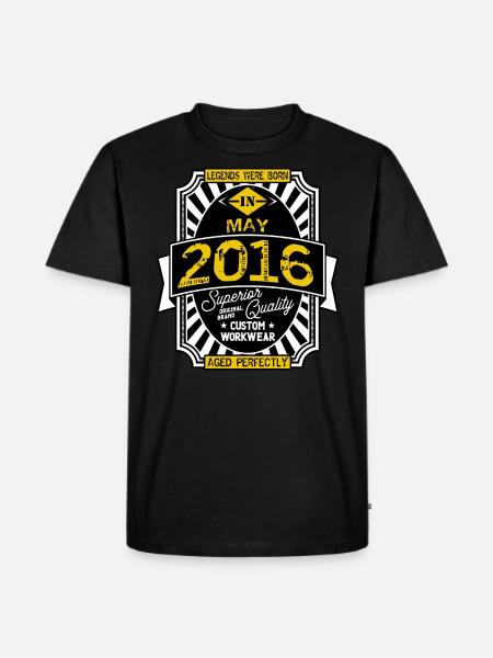 2016 MAY - T-shirt Premium bio Homme - noir