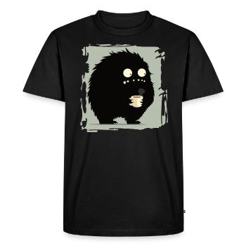 Monster - Männer Premium Bio T-Shirt - Schwarz - Vorne - Nico (187cm)