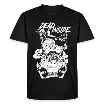 Skull Rock Band graphics - Men's Premium Organic T-Shirt - black - Front - Nico (187cm)