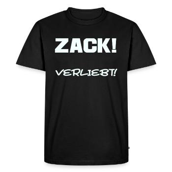 Sort Zack Ironie Drôle sarcasme humour cadeau - T-shirt Premium bio Homme - noir - Devant - Nico (187cm)