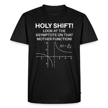 Cadeau amusant humour amusant math math math - T-shirt Premium bio Homme - noir - Devant - Nico (187cm)