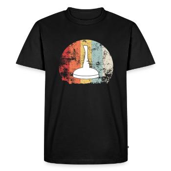 Stick rétro cadeau de tir | Stave de stockport de glace - T-shirt Premium bio Homme - noir - Devant - Nico (187cm)