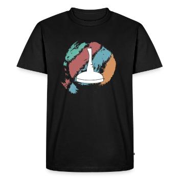 Stick accessoires de tir | Cadeau de curling - T-shirt Premium bio Homme - noir - Devant - Nico (187cm)