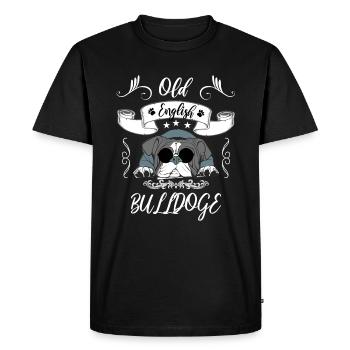 Old English Bulldoge - T-shirt Premium bio Homme - noir - Devant - Nico (187cm)