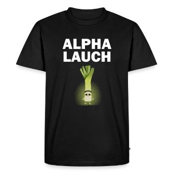 Alpha Lauch I bims un poire de gym sport - T-shirt Premium bio Homme - noir - Devant - Nico (187cm)