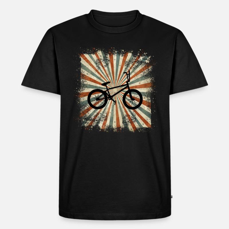 Bmx - Männer Premium Bio T-Shirt - Schwarz