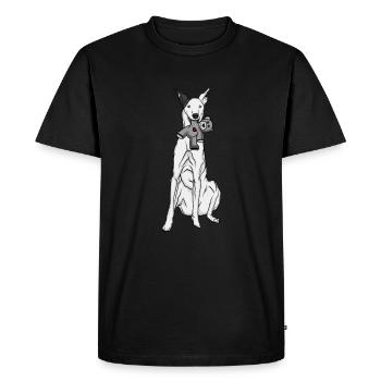 Galgo Espanol - T-shirt Premium bio Homme - noir - Devant - Nico (187cm)