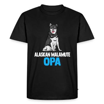 Alaskan Malamute - T-shirt Premium bio Homme - noir - Devant - Nico (187cm)