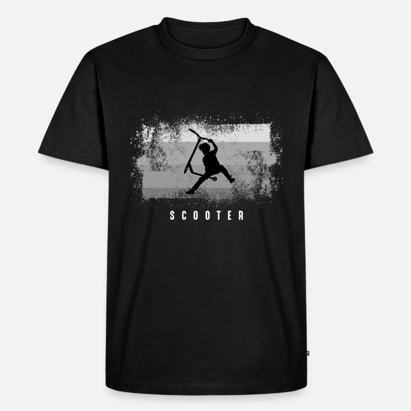 Freestyle-Roller - Männer Premium Bio T-Shirt - Schwarz