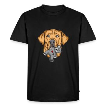 Broholmer - T-shirt Premium bio Homme - noir - Devant - Nico (187cm)