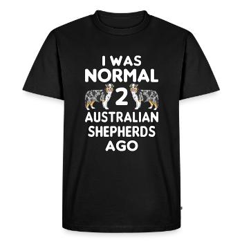 Cadeaux pour chiens de berger australiens - T-shirt Premium bio Homme - noir - Devant - Nico (187cm)
