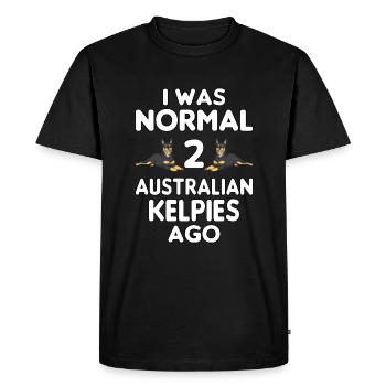 Propriétaires de chiens Kelpie australiens - T-shirt Premium bio Homme - noir - Devant - Nico (187cm)