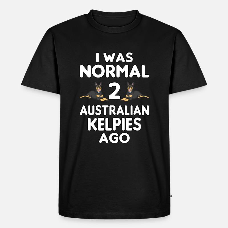 Australian Kelpie Hundebesitzer - Männer Premium Bio T-Shirt - Schwarz