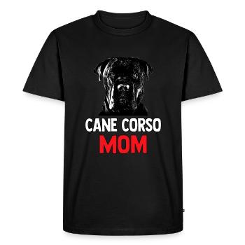 Dog Mama Puppy Mom Cane Corso - Men's Premium Organic T-Shirt - black - Front - Nico (187cm)