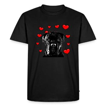 Cane Corso - Men's Premium Organic T-Shirt - black - Front - Nico (187cm)