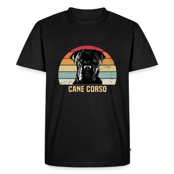 Cane Corso - Men's Premium Organic T-Shirt - black - Front - Nico (187cm)