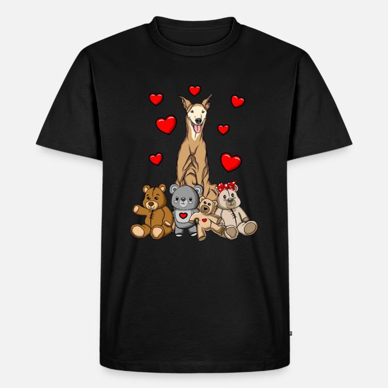 Windhund Galgo Espanol - Männer Premium Bio T-Shirt - Schwarz