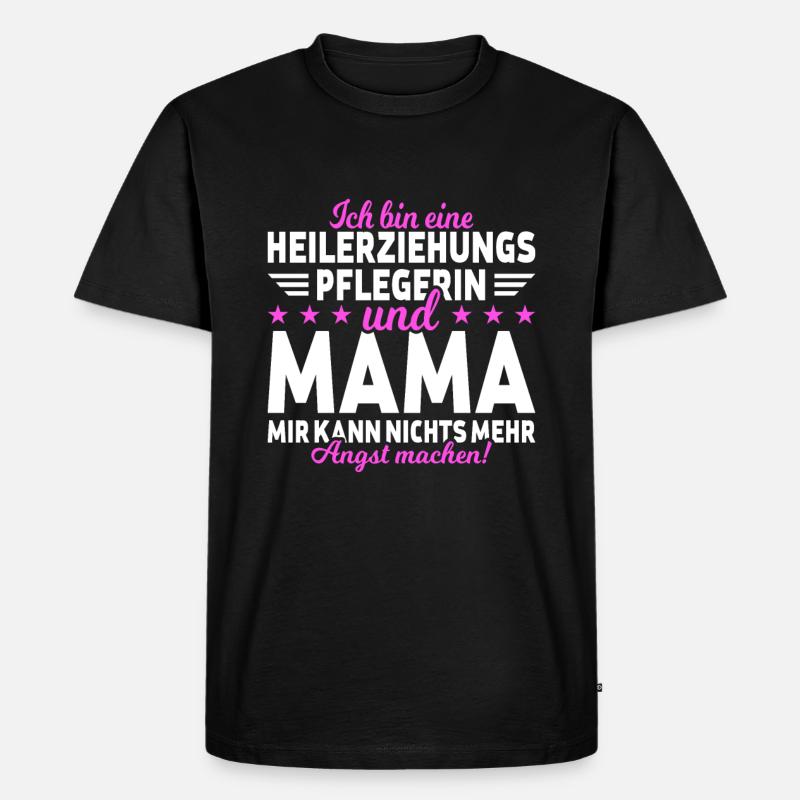 Heilerziehungspfleger - Männer Premium Bio T-Shirt - Schwarz