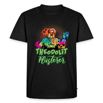 Vermessungstechniker Vermesser Geologe - Männer Premium Bio T-Shirt - Schwarz - Vorne - Nico (187cm)