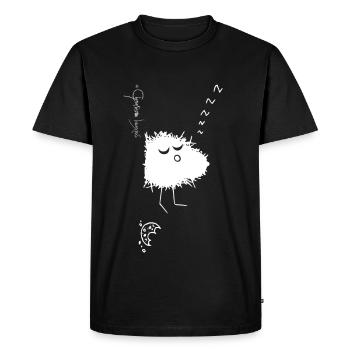 Animal moelleux entièrement © Chyropterum Innoxius - T-shirt Premium bio Homme - noir - Devant - Nico (187cm)