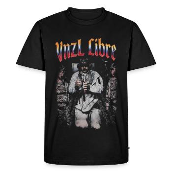 Venezuela libre - T-shirt Premium bio Homme - noir - Devant - Nico (187cm)