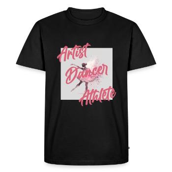 Ballet Dancer | Ballet Teacher | Ballerina - Men's Premium Organic T-Shirt - black - Front - Nico (187cm)