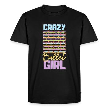 Ballet Dancer | Ballet Teacher | Ballerina - Men's Premium Organic T-Shirt - black - Front - Nico (187cm)
