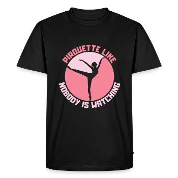 Ballet Dancer | Ballet Teacher | Ballerina - Men's Premium Organic T-Shirt - black - Front - Nico (187cm)