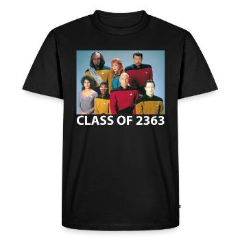 Star Trek The Next Generation Crew Class Photo - Men's Premium Organic T-Shirt - black - Front - Nico (187cm)