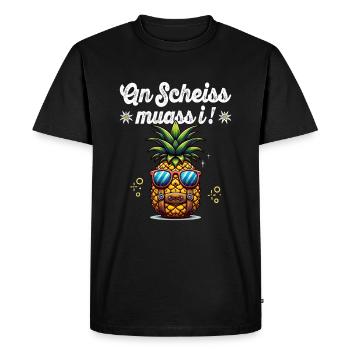 An Scheiss muss I Dirndl Ersatz & Trachtenshirt - T-shirt Premium bio Homme - noir - Devant - Nico (187cm)