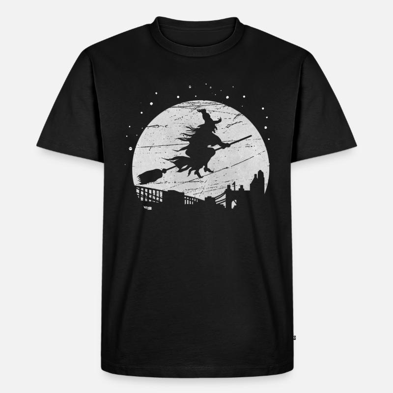 Hexe - Männer Premium Bio T-Shirt - Schwarz