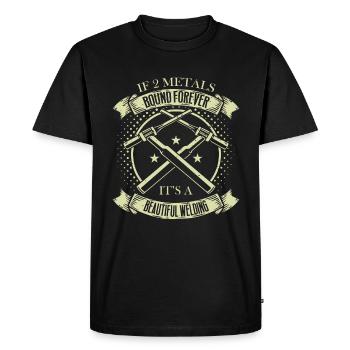 Cadeaux de soudeurs, chemise de soudeur drôle, soudage - T-shirt Premium bio Homme - noir - Devant - Nico (187cm)