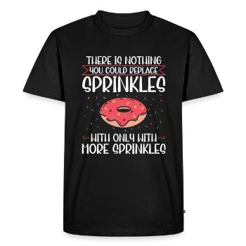 Il n’y a rien que vous puissiez remplacer les saupoudrages - T-shirt Premium bio Homme - noir - Devant - Nico (187cm)