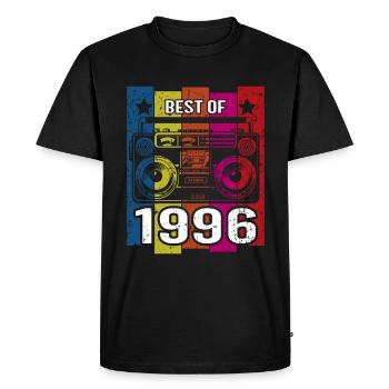 Meilleur de 1996 Stereo Radio Cassette Player - T-shirt Premium bio Homme - noir - Devant - Nico (187cm)