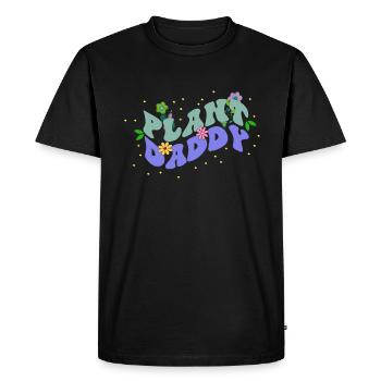 Plant Daddy Assorted Flowers, Bloom Floral-themed - Men's Premium Organic T-Shirt - black - Front - Nico (187cm)