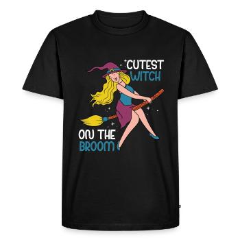 Sorcière la plus douce sur Dem - T-shirt Premium bio Homme - noir - Devant - Nico (187cm)