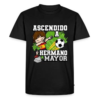 Ascendido A Hermana Mayor Footballeur - T-shirt Premium bio Homme - noir - Devant - Nico (187cm)