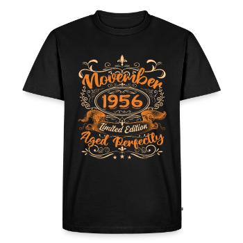 November 1956 Limited Edition - T-shirt Premium bio Homme - noir - Devant - Nico (187cm)