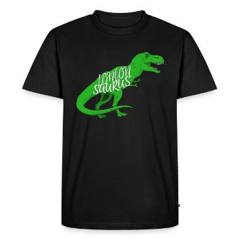 Tonton Est Un Vieux Dinosaure Cool Humour Oncle - T-shirt Premium bio Homme - noir - Devant - Nico (187cm)