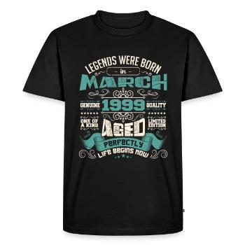 March 1999 | birthday gift - T-shirt Premium bio Homme - noir - Devant - Nico (187cm)