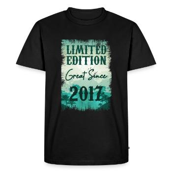Unique En Son Genre Depuis 2017 - T-shirt Premium bio Homme - noir - Devant - Nico (187cm)