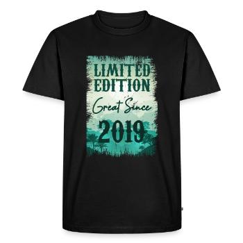 Unique En Son Genre Depuis 2019 - T-shirt Premium bio Homme - noir - Devant - Nico (187cm)