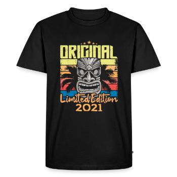 Légendes Sont Nés En 2021 Cadeau D'anniversaire - T-shirt Premium bio Homme - noir - Devant - Nico (187cm)