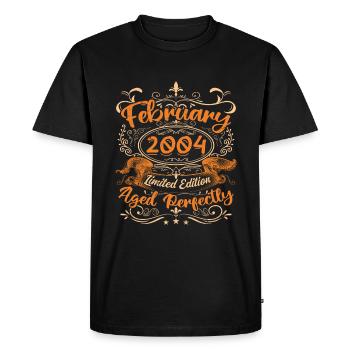 February 2004 | Aged Perfectly - T-shirt Premium bio Homme - noir - Devant - Nico (187cm)