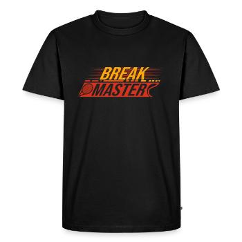Tennis Art Break Master Raquette Sport Idée cadeau - T-shirt Premium bio Homme - noir - Devant - Nico (187cm)