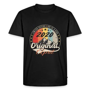Avril 2020 Cadeau D'anniversaire Avril 2020 Vintag - T-shirt Premium bio Homme - noir - Devant - Nico (187cm)