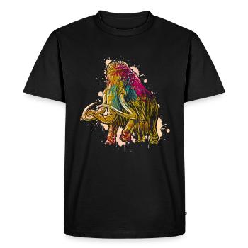 Mammouth - T-shirt Premium bio Homme - noir - Devant - Nico (187cm)